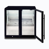 Bromic Back Bar Fridge - 190L - 2 Doors - Hinged - Whisk Hospitality - BB0200GD-NR-1