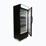Bromic Upright Display Fridge - 659L - 1 Door - Flat Glass - Lightbox - Whisk Hospitality - GM0690LB