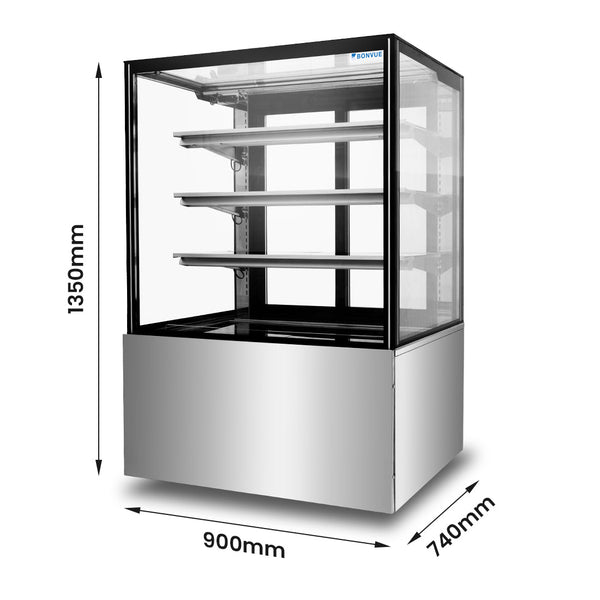 Bonvue Heated Display Cabinet - H-SF830V - Whisk Hospitality - H-SF830V