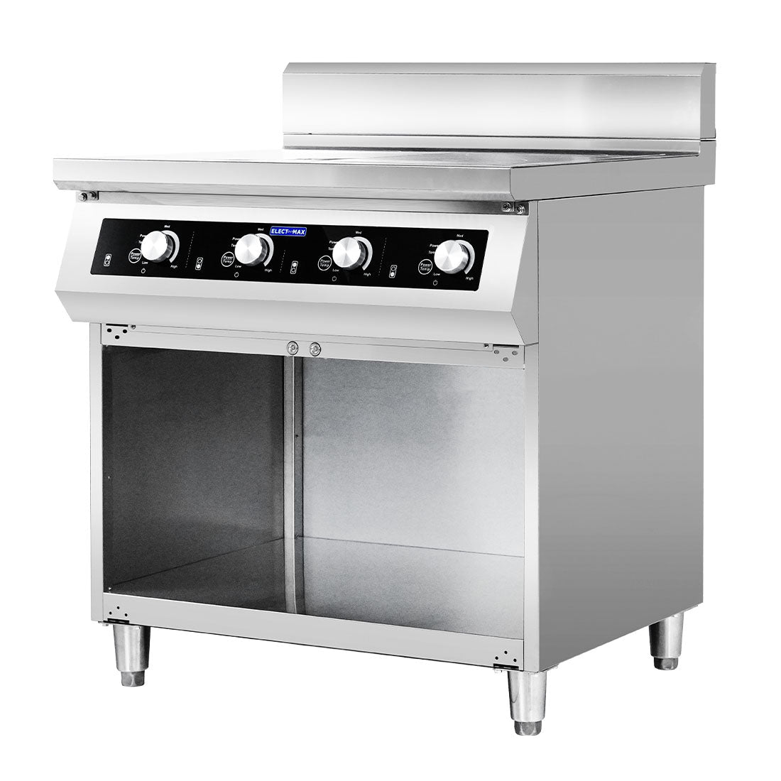 Electmax 700 Series Induction 4 - Burner Cooker with Splashback EIC7 - 800P - Whisk Hospitality - EIC7-800P