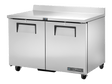 True Refrigeration Worktop Counter Refrigerator 2 Solid Swing Doors - TWT - 48 - HC - Whisk Hospitality - TWT-48-HC