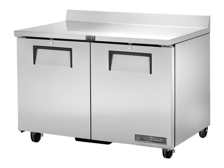 True Refrigeration Worktop Counter Refrigerator 2 Solid Swing Doors - TWT - 48 - HC - Whisk Hospitality - TWT-48-HC