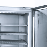 Bromic Upright Display Fridge - 1082L - 2 Door - Flat Glass - Lightbox - Black - Whisk Hospitality - GM1100LB-NR