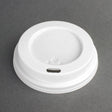 Fiesta Recyclable Lid for Hot Cups - White 225ml (Sleeve 50) CE263 - Whisk Hospitality - CE263