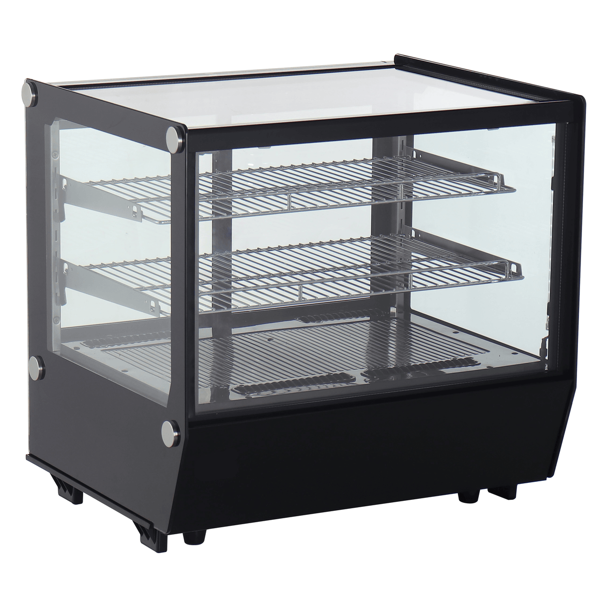 Verona 70R 120L Counter Top Refrigerated Display - Black - Whisk Hospitality - 70R-BLK
