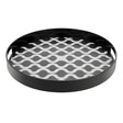 Olympia Kristallon PC Round Non Slip Tray with Handles 355mm DP665 - Whisk Hospitality - DP665
