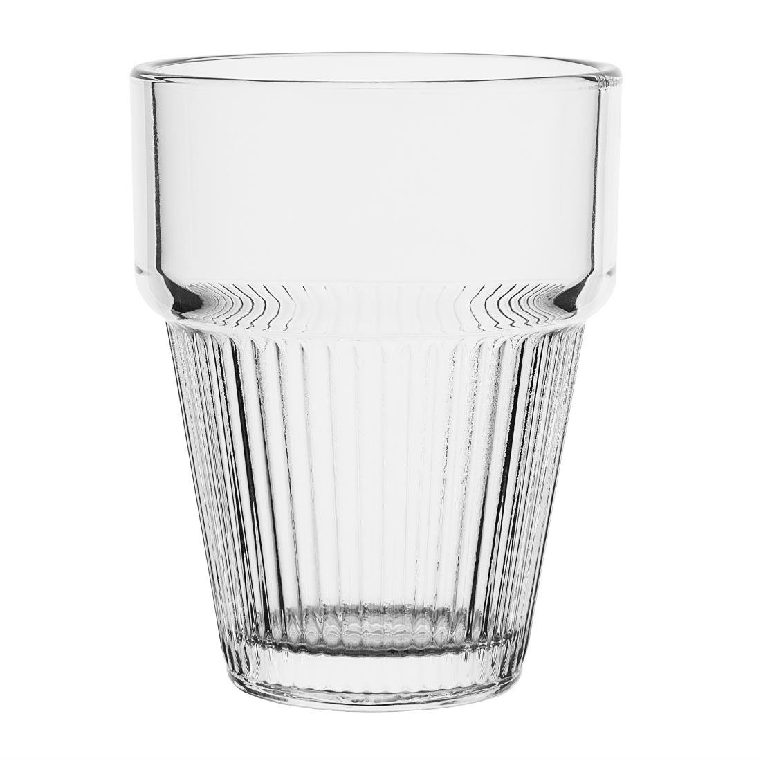 Olympia Ridged Stacking Tumbler - 150ml (Box 6) HW797 - Whisk Hospitality - HW797