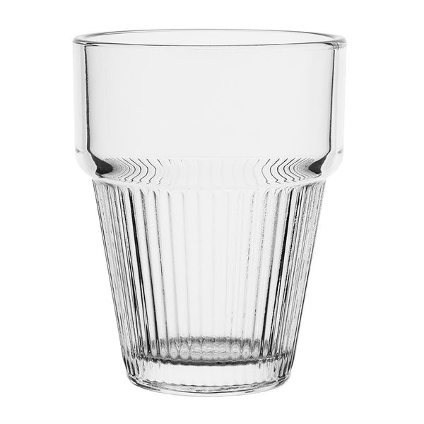 Olympia Ridged Stacking Tumbler - 150ml (Box 6) HW797 - Whisk Hospitality - HW797