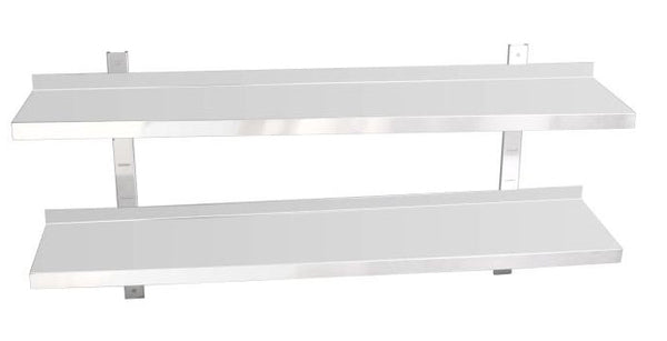 Wall Shelf - Double - Flat - AFFD-1045 - Whisk Hospitality - 631110