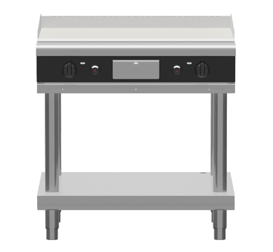 Waldorf Bold Gplb8900G Ls 900Mm Gas Griddle Low Back Version Leg Stand - Whisk Hospitality - GPLB8900G-LS