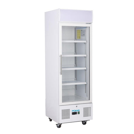 Polar G - Series Upright Display Fridge 218Ltr White DM075 - A - Whisk Hospitality - DM075-A