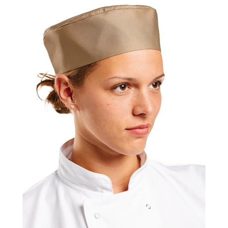 Whites Skull Cap Tan Polycotton - One Size B443 - Whisk Hospitality - B443