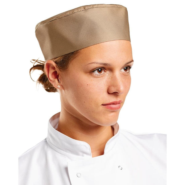 Whites Skull Cap Tan Polycotton - One Size B443 - Whisk Hospitality - B443