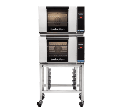 Turbofan E23T32C Half Size Electric Convection Ovens Touch Screen Control Double Stacked 0 - Whisk Hospitality - E23T3/2C