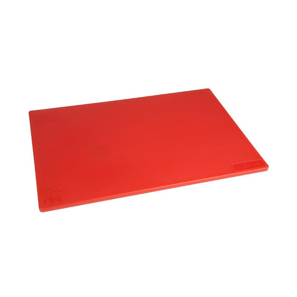 Hygiplas Antibacterial Low Density Chopping Board Red - 450x300x10mm HC859 - Whisk Hospitality - HC859