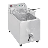 Apuro Single Fryer with Timer - 1x8Ltr - 2.9kW FC374 - A - Whisk Hospitality - FC374-A