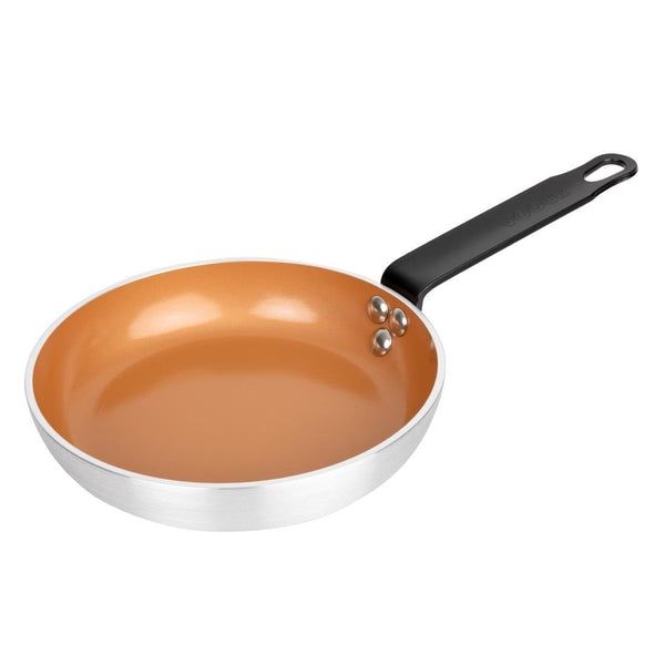 Vogue Ceramic Coated Aluminium Non - Stick Fry Pan - 200mm DP483 - Whisk Hospitality - DP483