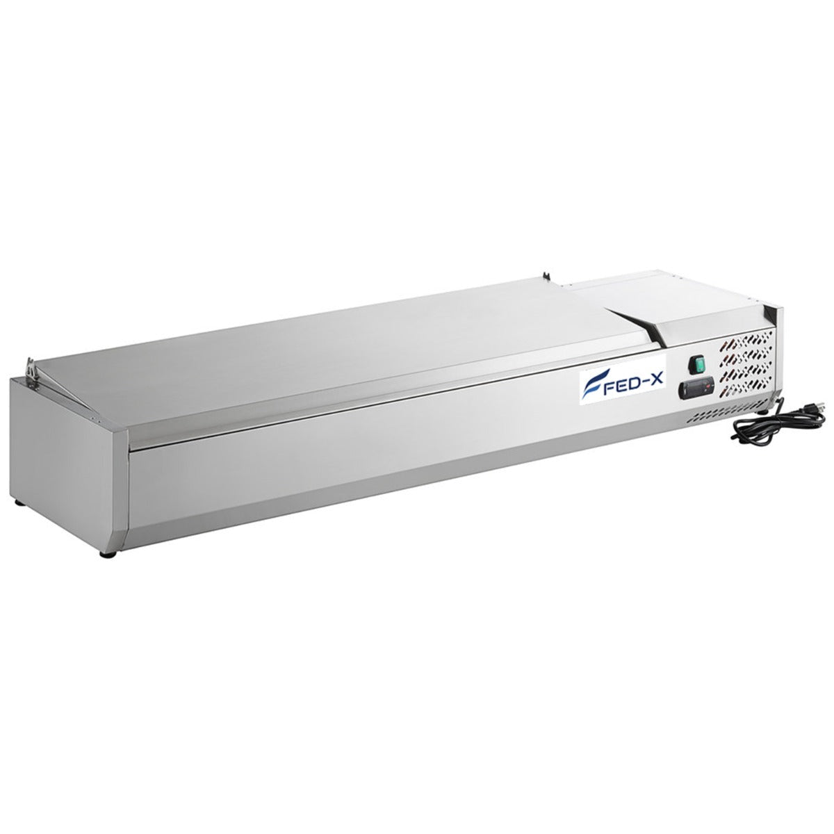 FED - X Salad Bench with Stainless Steel Lid - XVRX1500/380S - Whisk Hospitality - XVRX1500/380S