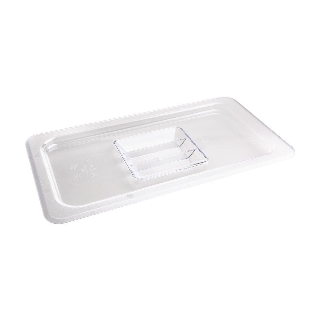 Vogue Clear Polycarbonate Lid - GN 1/3 U246 - Whisk Hospitality - U246