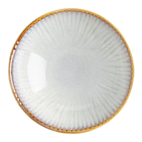Olympia Drift Grey Embossed Coupe Bowl - 155x48mm (Box 6) FU199 - Whisk Hospitality - FU199