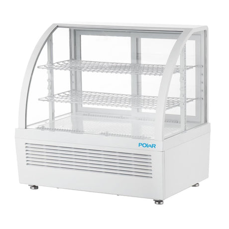 Polar C - Series Countertop Display Fridge White - 100Ltr CU637 - A - Whisk Hospitality - CU637-A