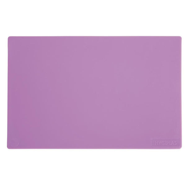 Hygiplas Low Density Chopping Board Purple - 450x300x10mm GL295 - Whisk Hospitality - GL295