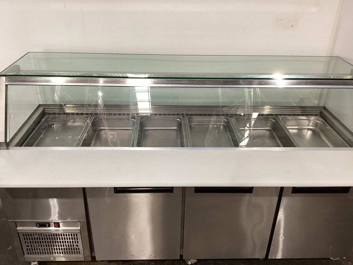 Thermaster PG210FA - YG 3 Door Salad Fridge - Whisk Hospitality - 816098