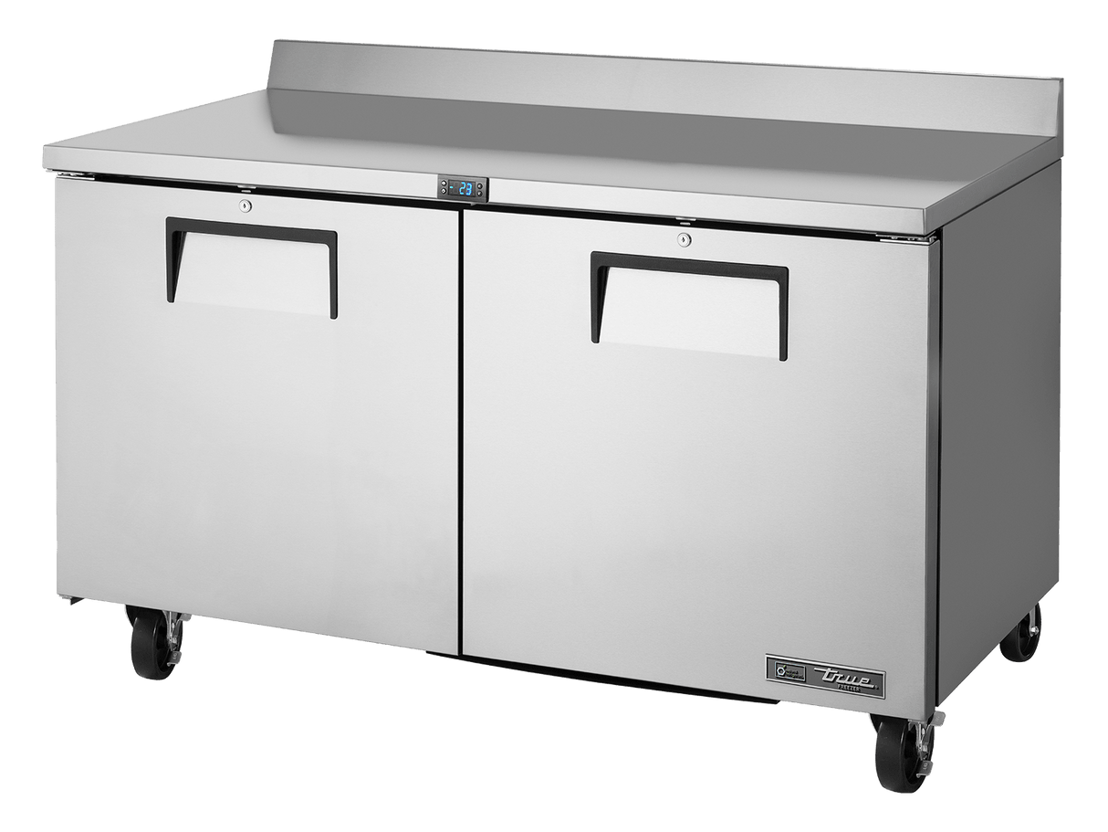 True Refrigeration Worktop Counter Freezer 2 Solid Swing Doors - TWT - 60F - HC - Whisk Hospitality - TWT-60F-HC