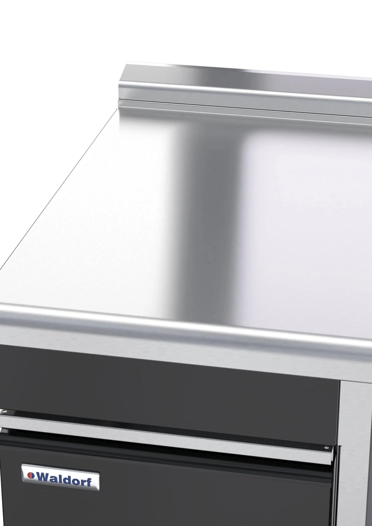 Waldorf Bold Btlb8550 Cd Rh 550Mm Bench Top Low Back Version Cabinet Base Fixed Front Panel - Whisk Hospitality - BTLB8550-CD-RH