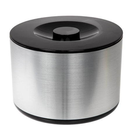 Large Brushed Aluminium Effect Ice Bucket - 10Ltr D848 - Whisk Hospitality - D848
