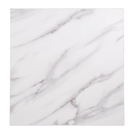 Bolero Table Top Square Marble Effect - 48x600mm DT444 - Whisk Hospitality - DT444
