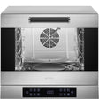 SMEG ALFA43XE1HDS Multifunction humidified oven with adjustable fan speed - multi step programming - built - in recipes - LCD 4 tray - Whisk Hospitality - ALFA43XE1HDS