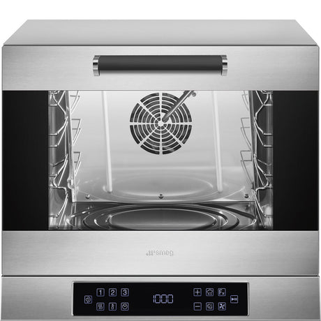 SMEG ALFA43XE1HDS Multifunction humidified oven with adjustable fan speed - multi step programming - built - in recipes - LCD 4 tray - Whisk Hospitality - ALFA43XE1HDS