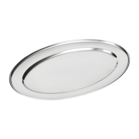 Oval Meat Flat St/St - 18" K366 - Whisk Hospitality - K366