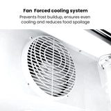 Thermaster Large Two Glass Door Colourbond Upright Drink Fridge - LG - 1200P - Whisk Hospitality - LG-1200P