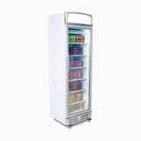 Bromic Upright Display Freezer - 300L - 1 Door - Flat Glass - Lightbox - Whisk Hospitality - UF0374LS-NR
