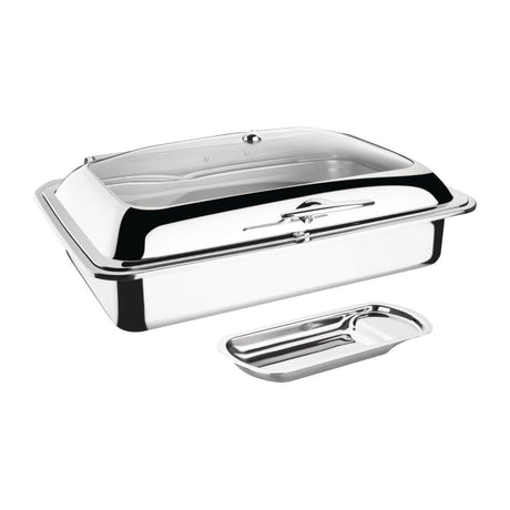 Olympia Induction Chafer - 1/1 with Glass Lid FT037 - Whisk Hospitality - FT037