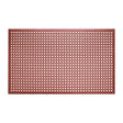 Jantex Rubber Grease - resistant Anti - Fatigue Mat Red - 900x1500mm 35 1/2x 59" GF017 - Whisk Hospitality - GF017