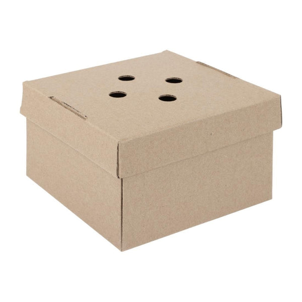 Fiesta Compostable Fold out Burger Box (Pack 100) HP942 - Whisk Hospitality - HP942