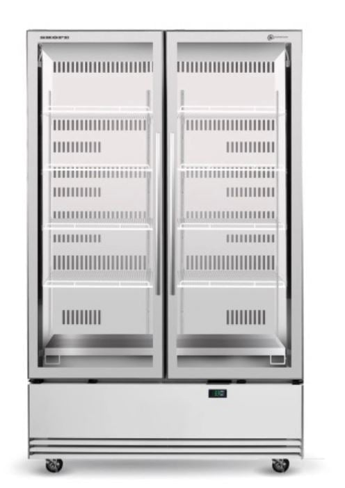 Skope BME1200N - A 2 Door Upright Fridge - Whisk Hospitality - 3PA-7688-SKO-BME1200N-A-B/W