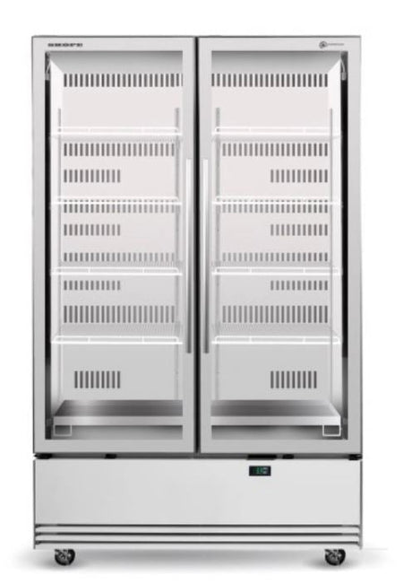 Skope BME1200N - A 2 Door Upright Fridge - Whisk Hospitality - 3PA-7688-SKO-BME1200N-A-B/W