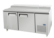 Atosa 2 DOOR PIZZA PREP TABLE FRIDGE 1702 MM MPF8202 - Whisk Hospitality - MPF8202