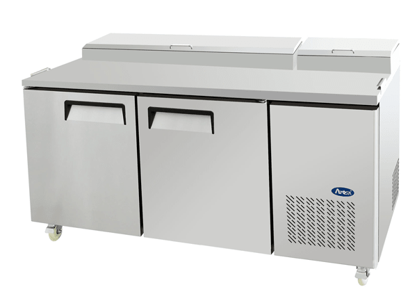 Atosa 2 DOOR PIZZA PREP TABLE FRIDGE 1702 MM MPF8202 - Whisk Hospitality - MPF8202