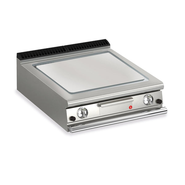 BARON 2 Burner Gas Fry Top With Smooth Chrome Plate And Thermostatic Control - Whisk Hospitality - Q90SFTT/G805