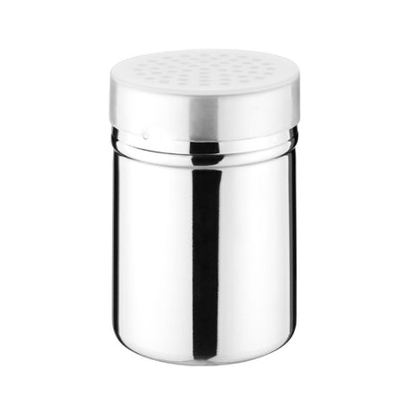 Vogue Coarse Dredger St/St - 275ml 9fl oz (4mm Holes) J935 - Whisk Hospitality - J935