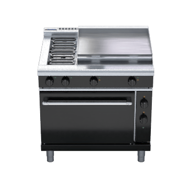 Waldorf Bold Rnlb8616E 900Mm Electric Range Static Oven Low Back Version - Whisk Hospitality - RNLB8616E