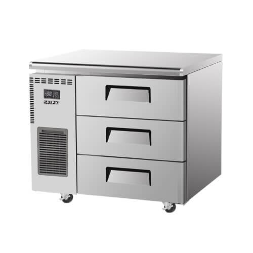 Skipio SUR9 - 3D - 3 Undercounter Drawer Fridge 198 Ltr - Whisk Hospitality - SUR9-3D-3