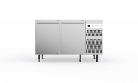 POLARIS 186L Capacity Two Door Underbench Freezer | Self Contained | -15°C to -20°C S25-02 BT H710 S - Whisk Hospitality - S25-02 BT H710 S