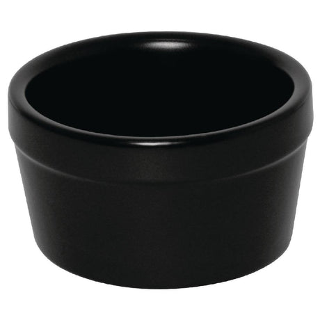 Olympia Tapas Ramekin Matt Black 77mm 3" 45mm(H) (Box 6) DK830 - Whisk Hospitality - DK830