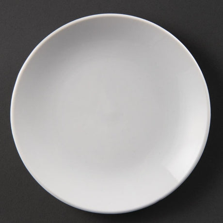 Olympia Whiteware Coupe Plate 15cm 6" (Box 12) U075 - Whisk Hospitality - U075